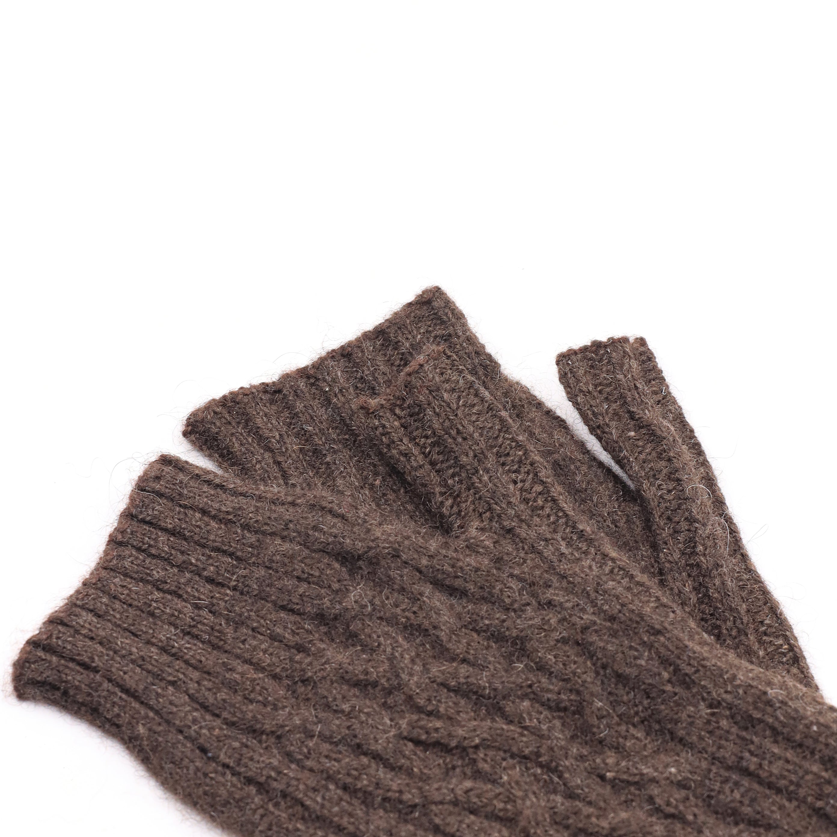 Yak Wool Fingerless Glove Wrist Warmer Fingerless Mittens