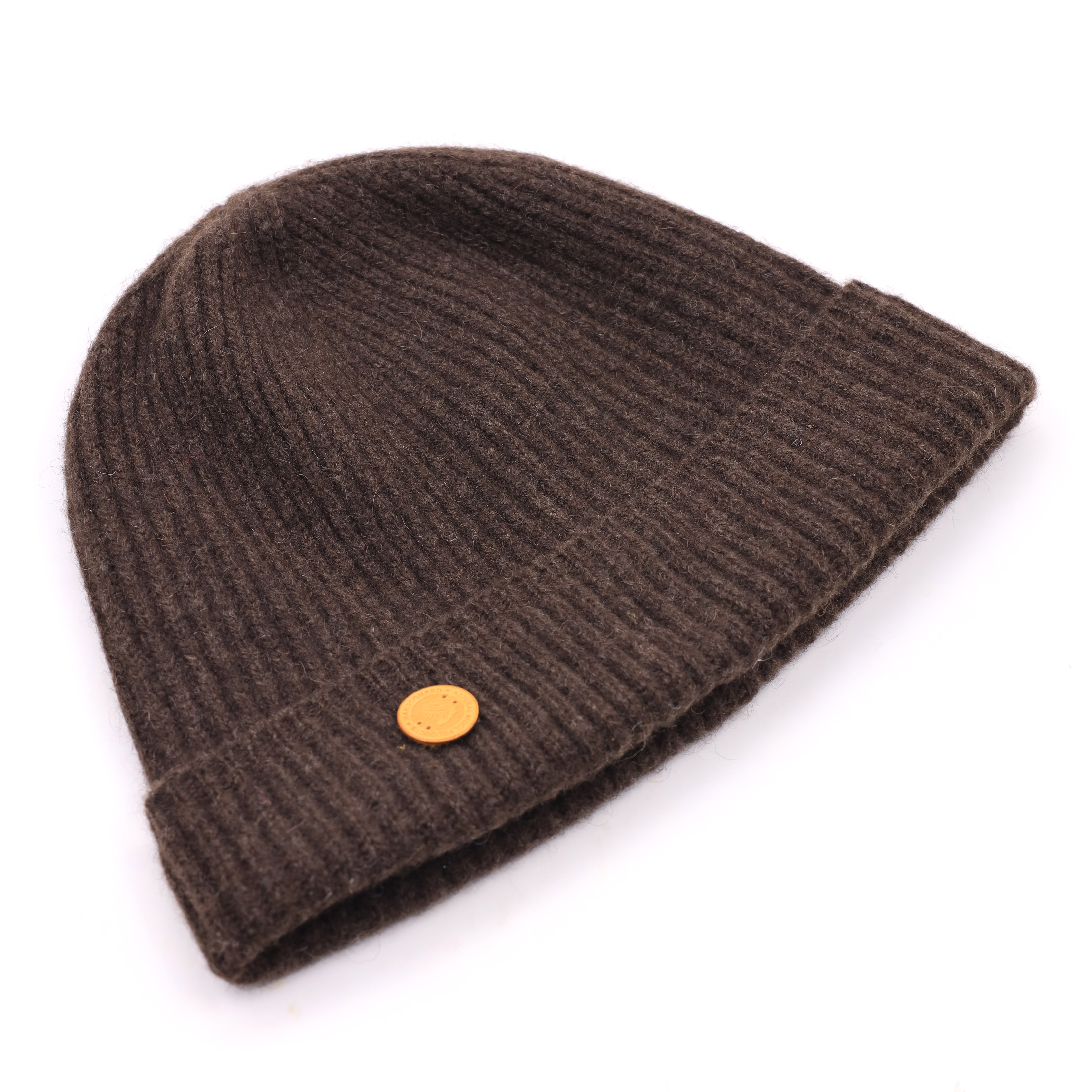 Pure Natural Yak Hat Mongolian 100% Yak Wool Beanie Unisex Extras Warm Winter Rib Hat