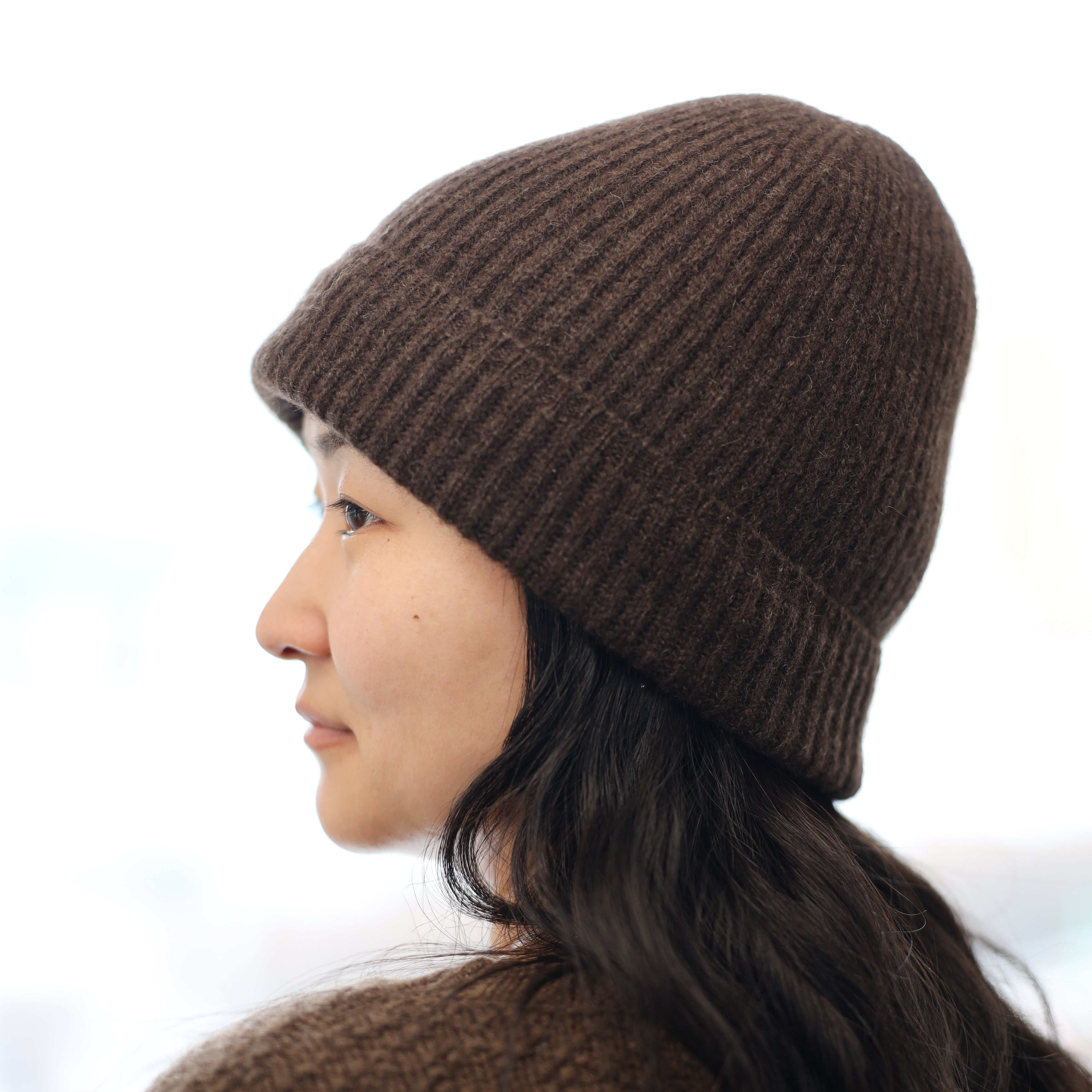 Pure Natural Yak Hat Mongolian 100% Yak Wool Beanie Unisex Extras Warm Winter Rib Hat