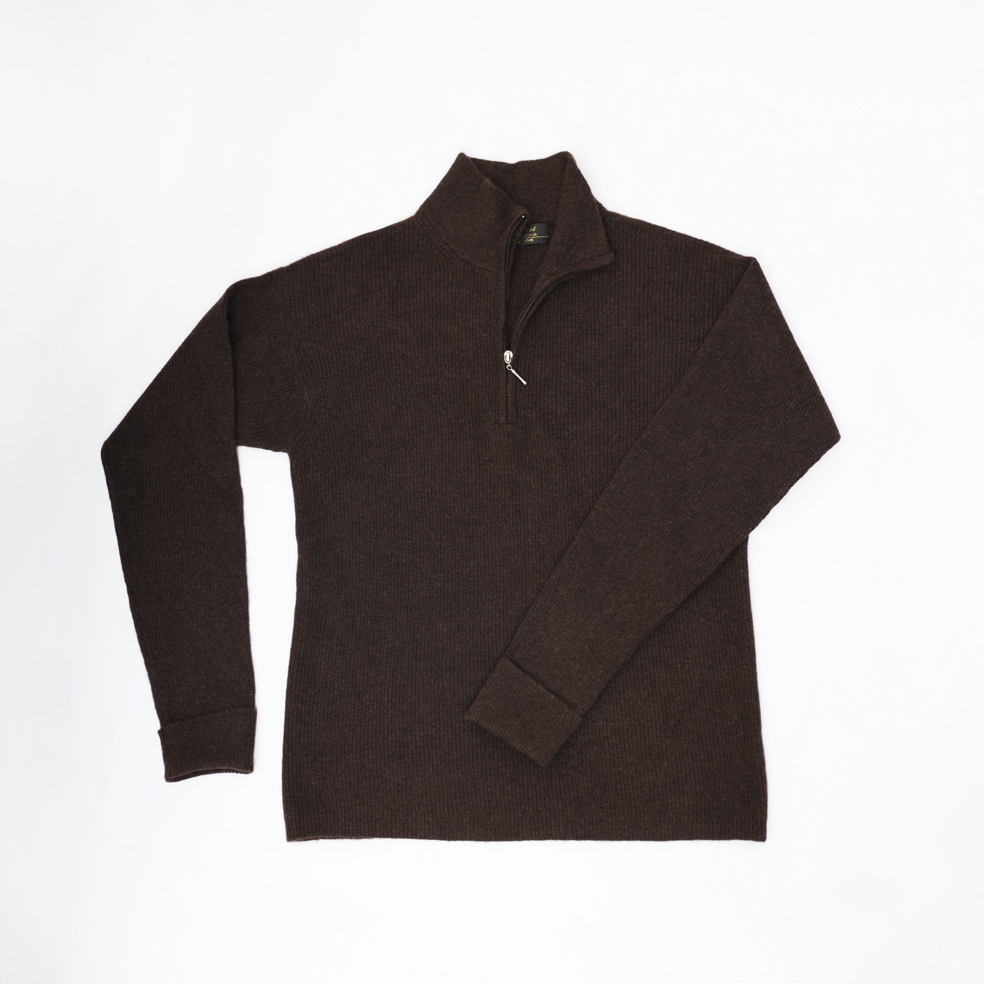 Men’s Yak Wool Half Zip High Neck Jumper Warm Breathable Timeless