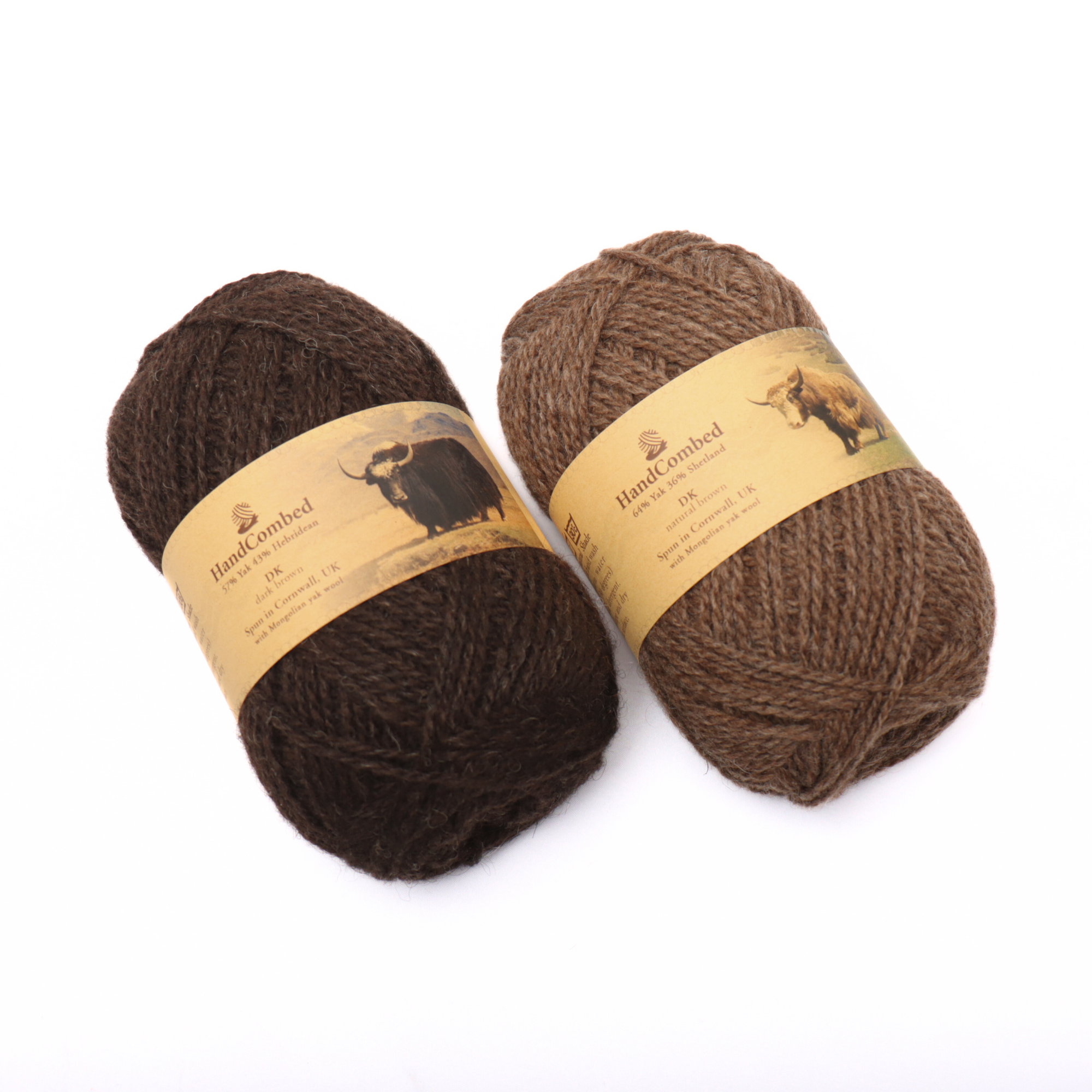 Soft & Warm Yak Wool Blend Natural Shades Hand Knitting Yarn