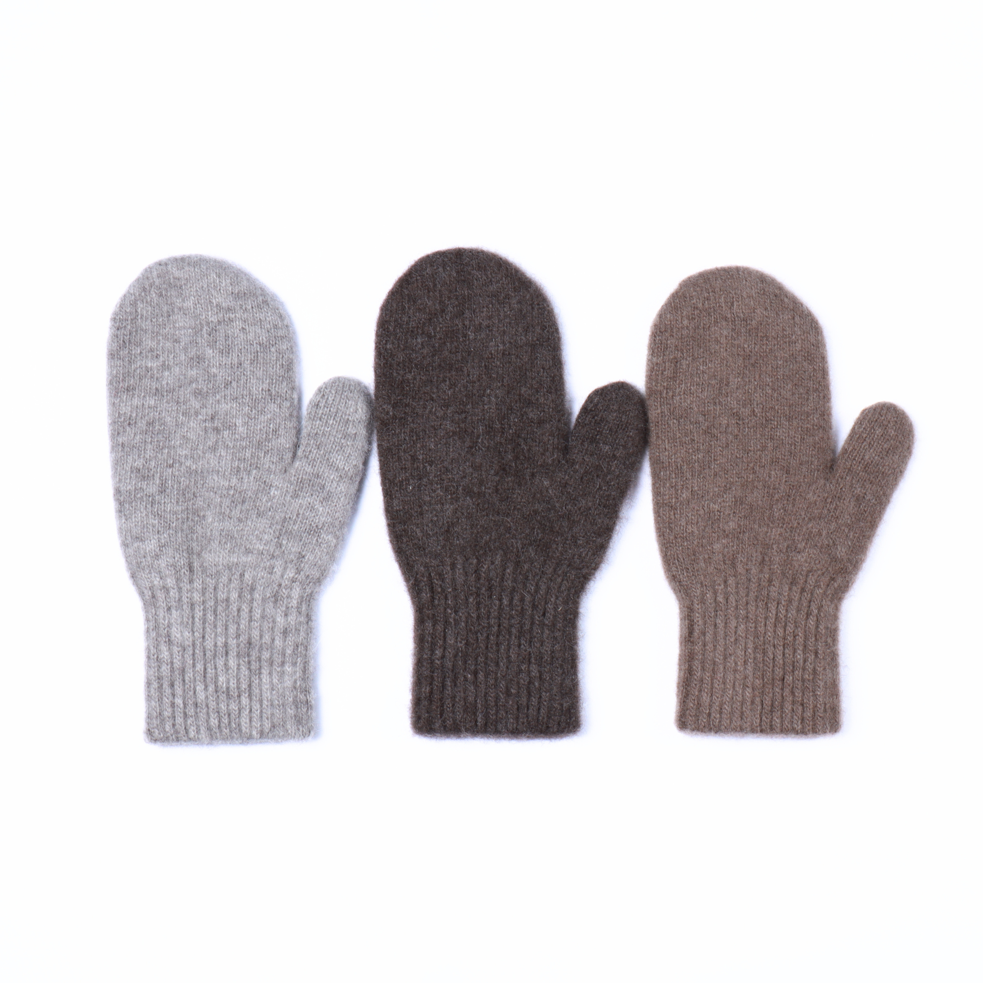 Double Layer Yak Wool Children Mittens Unisex Kid's Winter Gloves Super Warm Mittens