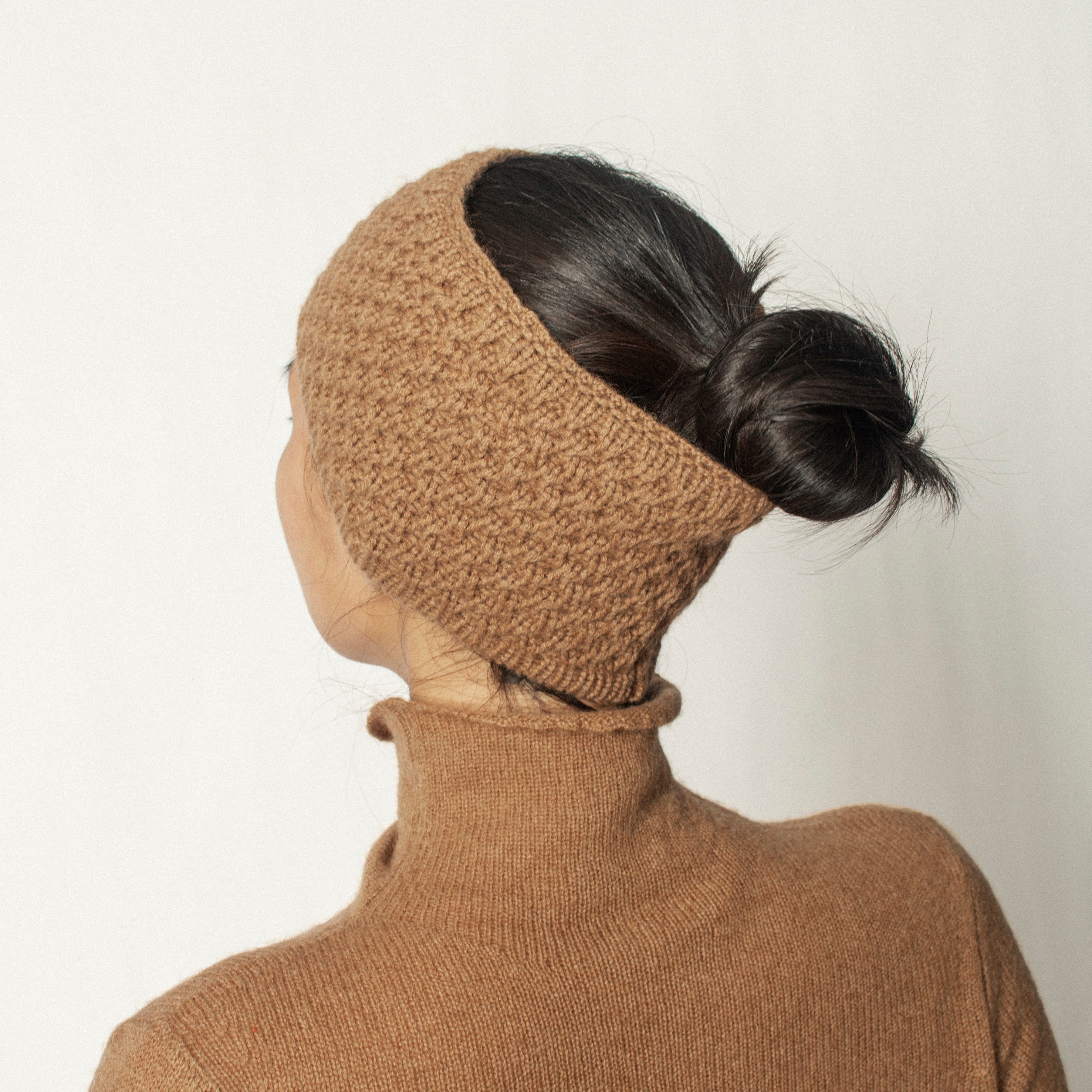 100% Camel Wool Headband