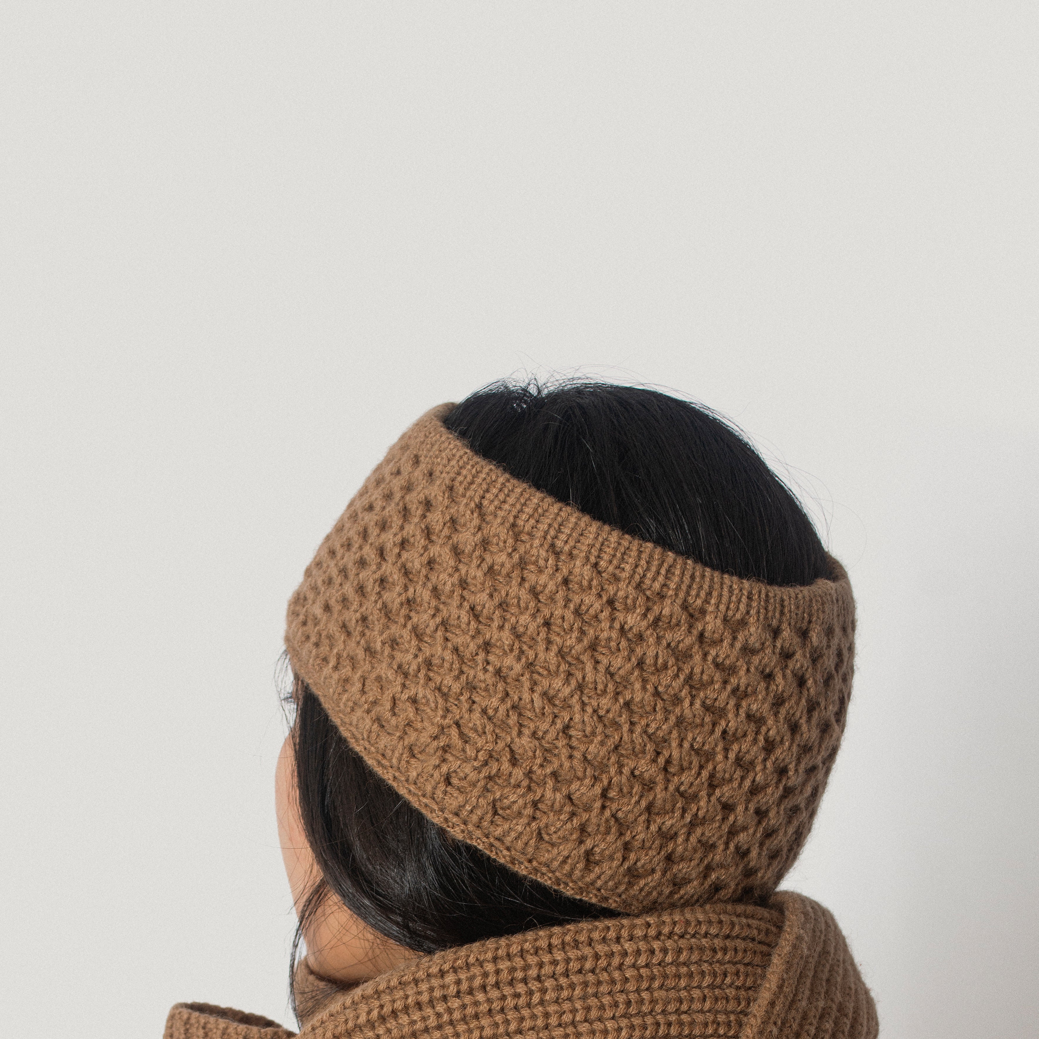 100% Camel Wool Headband