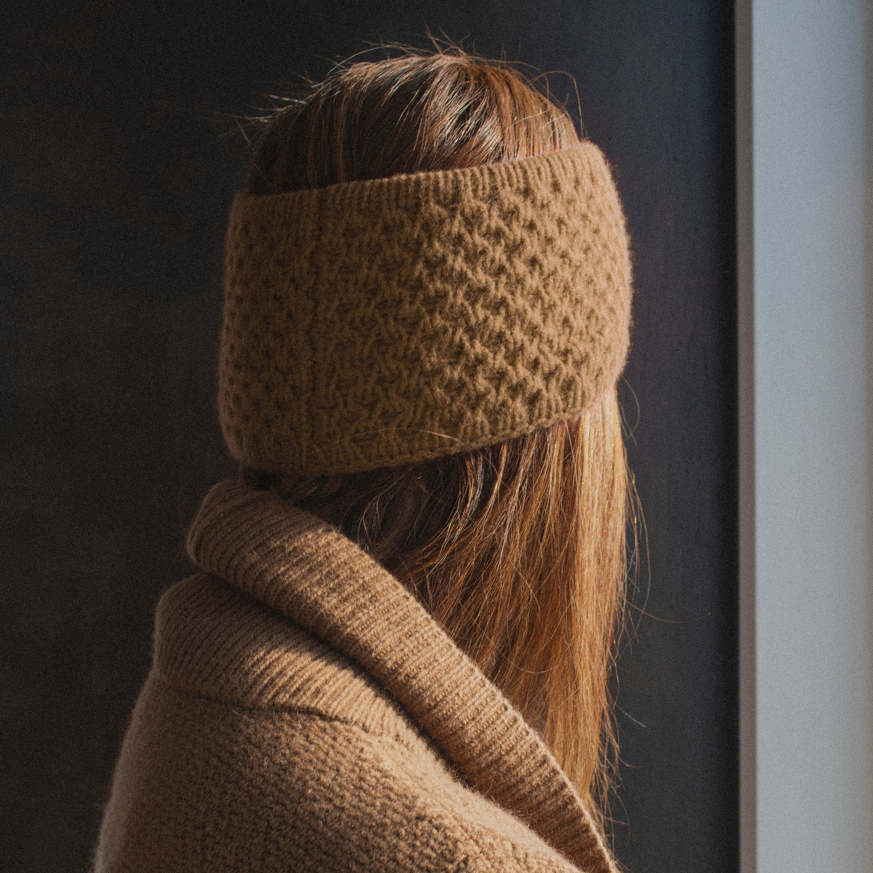 100% Camel Wool Headband