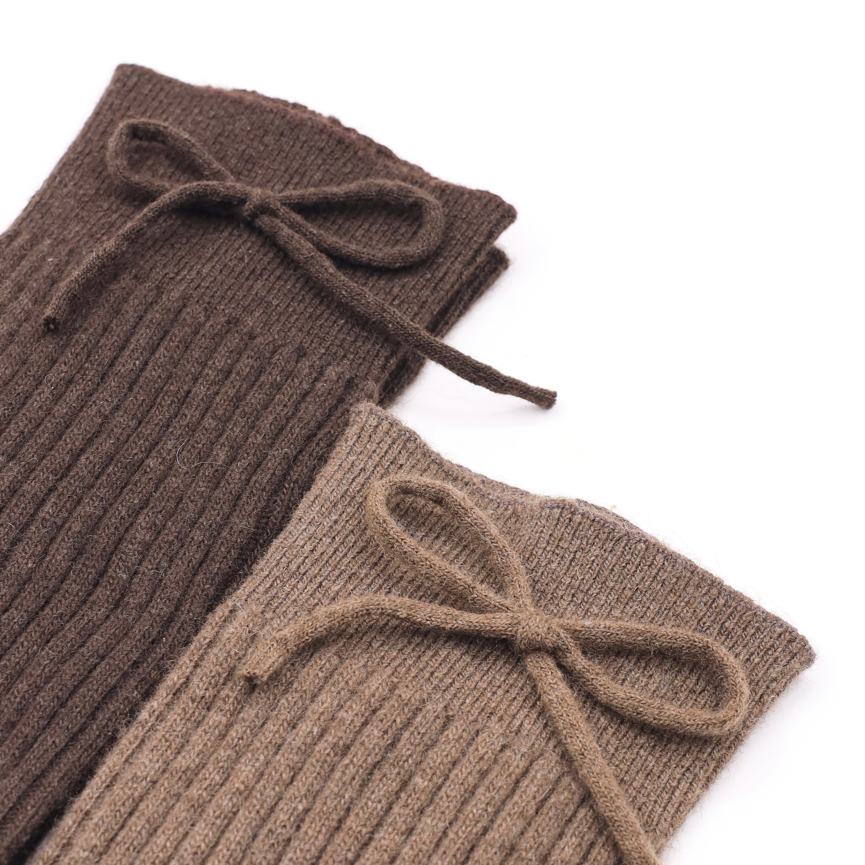 Natural Yak Wool Leg Warmers Mongolian 100% Natural Yak Down Winter Knit Leg Warmer Boot Cuffs