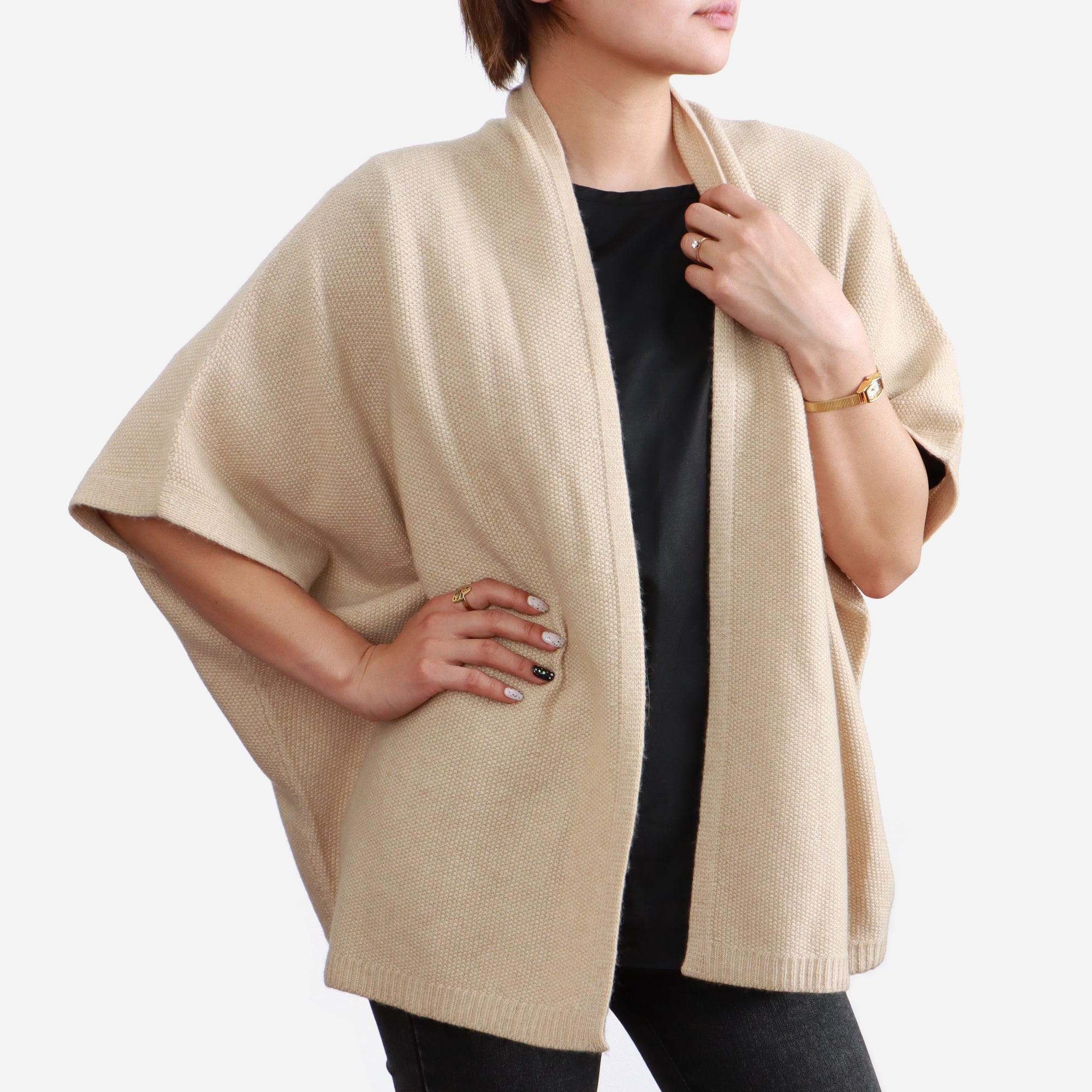 Mongolian Premium Cashmere Poncho