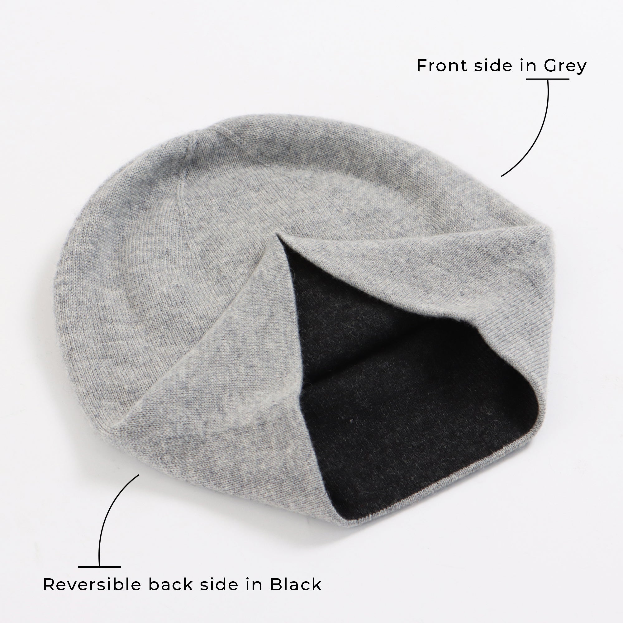 Mongolian Pure Cashmere Double Layer Hat