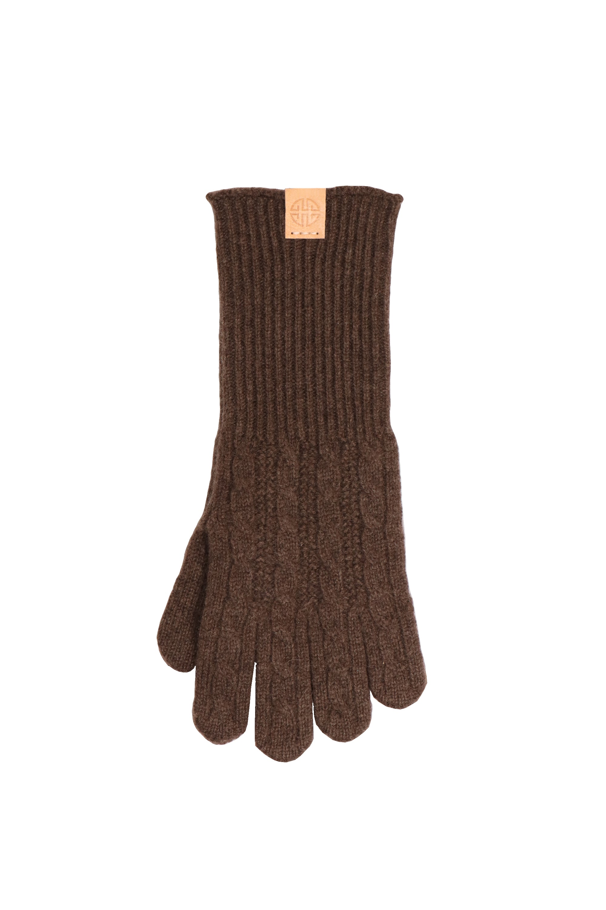 Yak Wool Cable Knit Gloves