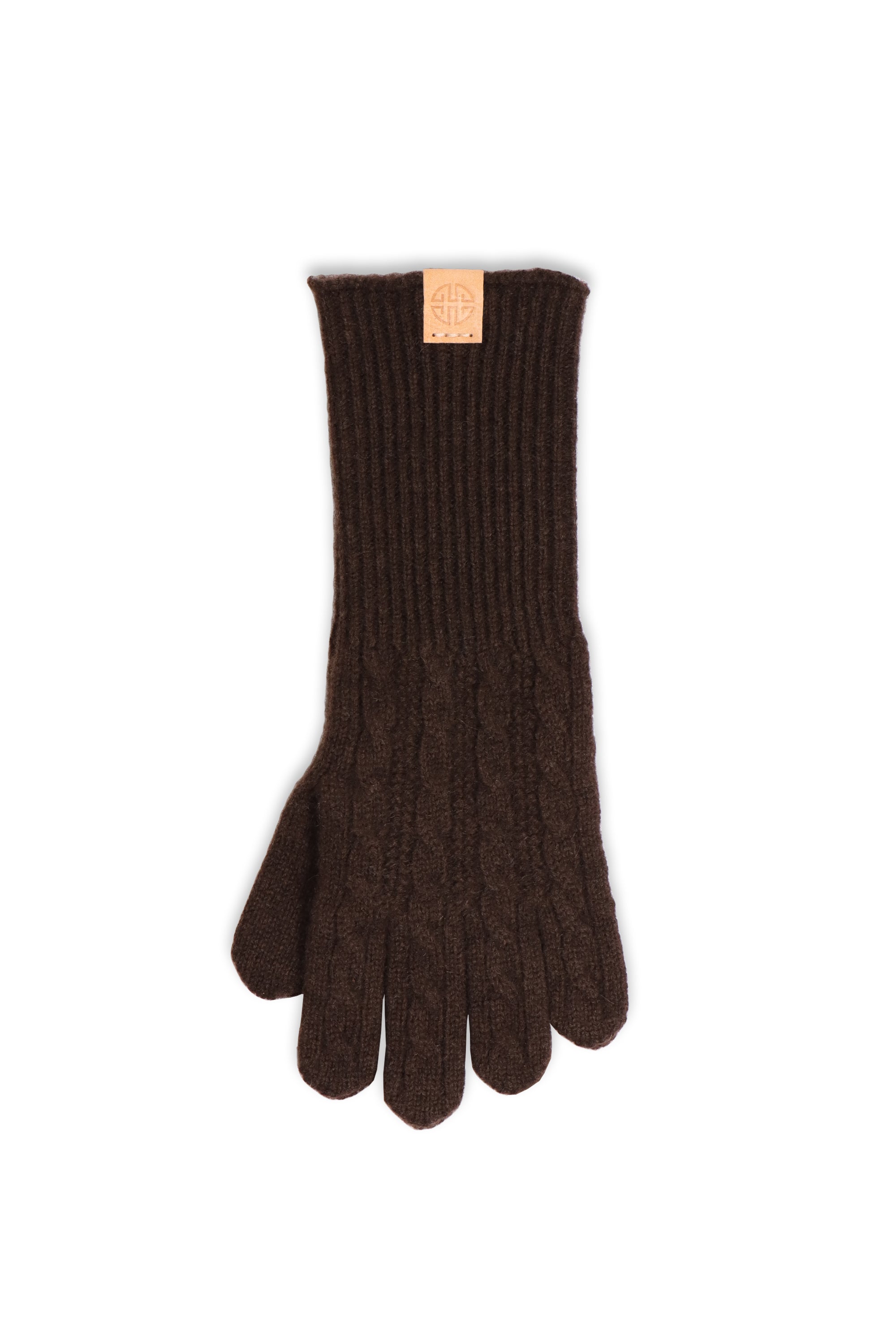 Yak Wool Cable Knit Gloves