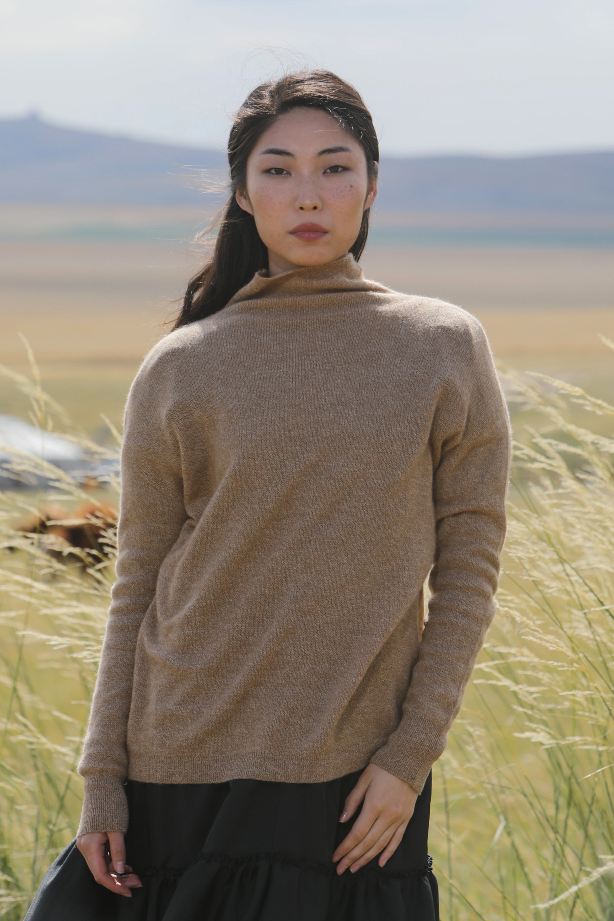 Lightweight Knitten Turtleneck Jumper Cozy Breathable Knitwear